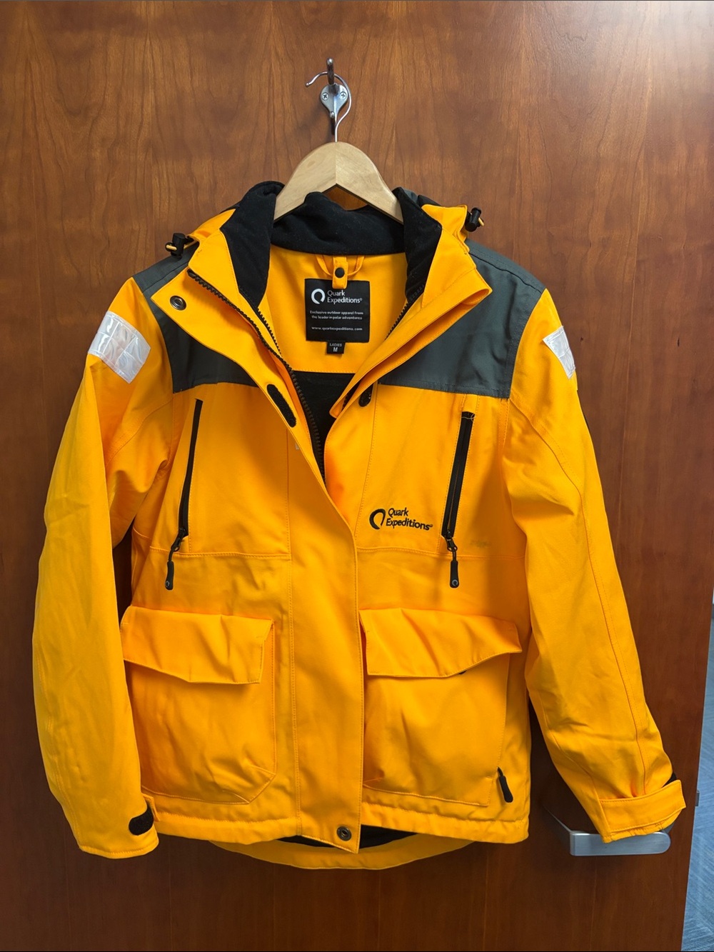 Quark expedition Antarctica Waterproof Raincoat with Reflective Accents
